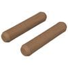 vidaXL Koka dībeļi 2 pcs Brūna &Oslash; 8 x 35 mm Masīvkoks