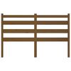 vidaXL gultas galvgalis, medus brūns, 166x4x100 cm, priedes masīvkoks