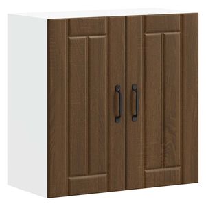 vidaXL virtuves sienas skapis "Lucca" Brūns ozols Engineered Wood