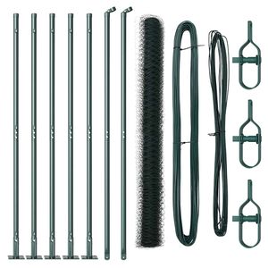 vidaXL Žoga āķis Zaļa