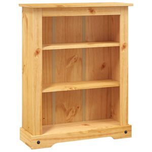 vidaXL grāmatu skapis, Meksikas Corona stila priedes koks, 80x29x100cm