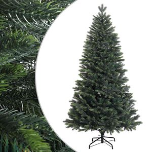 vidaXL Mākslīgā Saliekamā Ziemassvētku Egle 120 cm PVC un metāls Zaļa