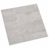vidaXL Pa&scaron;līmējo&scaron;ie Grīdas Dēļi Balts un pelēks 30,5 x 30,5 cm 20 gab.