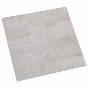 vidaXL Pa&scaron;līmējo&scaron;ie Grīdas Dēļi Balts un pelēks 30,5 x 30,5 cm 20 gab.