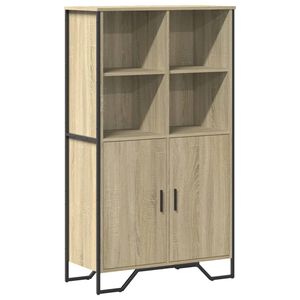 vidaXL augstais skapītis, ozola krāsa, 79,5x35,5x137,5 cm