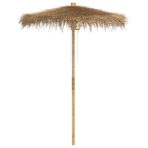 vidaXL Tiki saulessargs ar banāna lapas jumtiņu, 180 cm, bambuss
