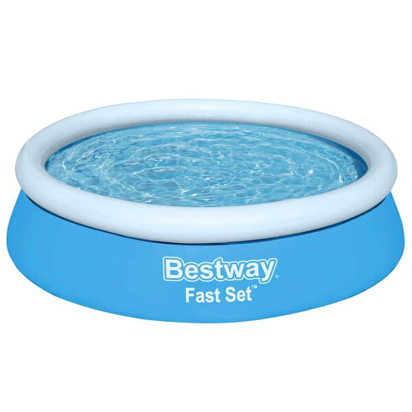 Bestway Fast Set piepū&scaron;amais baseins, apaļ&scaron;, 183x51 cm, zils
