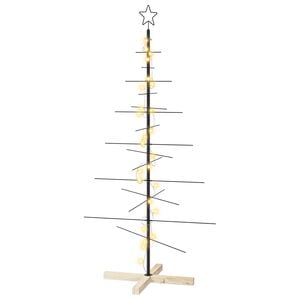 vidaXL Metāla Ziemassvētku egle ar statīvu KUOPIO 150 cm Silti balts