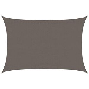 vidaXL saulessargs, 160 g/m&sup2;, antracītpelēks, 3,5x4,5 m, HDPE
