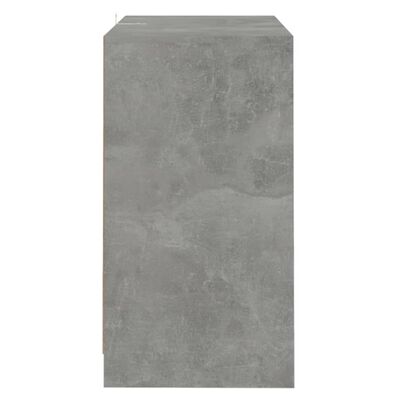 vidaXL kumode, betona pelēka, 70x41x75 cm, kokskaidu plāksne