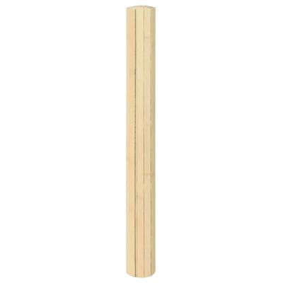 vidaXL paklājs, taisnstūra forma, dabīga krāsa, 70x300 cm, bambuss