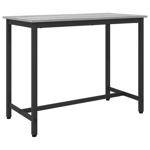 vidaXL galds Pelēks Sonoma 100 x 50 x 76,5 cm