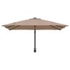 vidaXL Dārza parasols Pelēkbrūna 248,5 x 247,5 x 160 cm