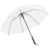 vidaXL lietussargs, caurspīdīgs, 100 cm