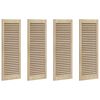 vidaXL Kabeļa Durvis ar durvīm 4 gab. Dabiska 110 x 2,1 x 39,5 cm