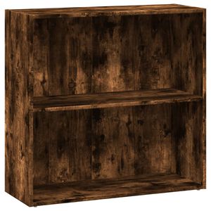 vidaXL grāmatu plaukts, ozola krāsa, 80x30x77 cm, inženierijas koks