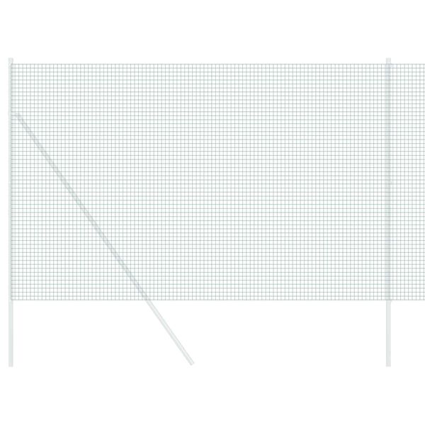 vidaXL Metinātās stieples žogs Zaļa 1.6 x 10 m