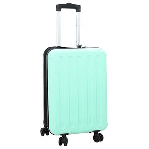 vidaXL Koferis Piparmētru zaļ&scaron; 34 x 23 x 55.5 cm ABS plastmasa