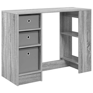 vidaXL Galds Pelēks Sonoma 100 x 40 x 75 cm Inženierijas koks