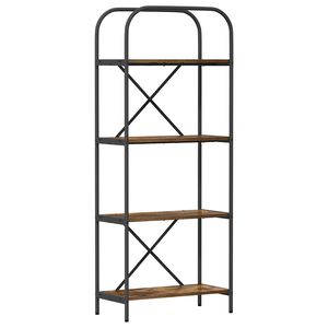 vidaXL Grāmatu plaukts 4 līmeņi 60 x 30 x 146 cm Inženierijas koks