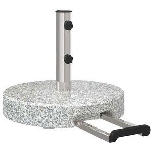vidaXL Saulessarga pamatne Pelēka &Oslash; 45 x 37.5 cm Granīts