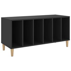 vidaXL skapītis, 100x38x48 cm, inženierijas koks, melns