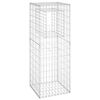 vidaXL vertikāls gabions, 50x50x140 cm, dzelzs