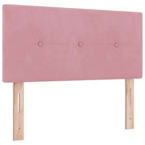vidaXL Galvgalis Rozā 80 cm Samts