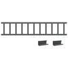 vidaXL Jumta sniega aizsargs Antracīts 600 x 2,5 x 20 cm Tērauds