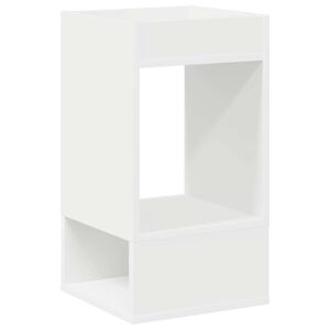 vidaXL Papildu galdiņ&scaron; Balts 30 x 30 x 56 cm Inženierijas koks