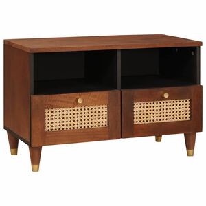 vidaXL Televizora skapī&scaron;a Brūna 70 x 33,5 x 46 cm Cieta mango koksne