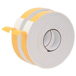 vidaXL Pa&scaron;līpo&scaron;a putas lente 2 gab. Balts 40mm x 5m CR putuplasts