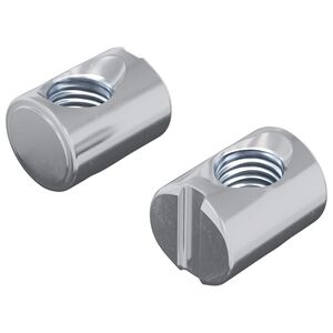 vidaXL Cilindriskais uzgrieznis 2 gab. Sudraba M6 x 13 mm Dzelzs