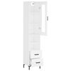 vidaXL augstais skapītis, balts, 34,5x34x180 cm, inženierijas koks
