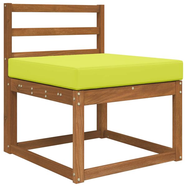 vidaXL Āra dīvāna spilvens Zaļa 60 x 60 x 8 cm Poliesters