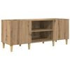 vidaXL Pla&scaron;u skapis 121 x 38 x 48 cm Inženierijas koks Artisānā ozols