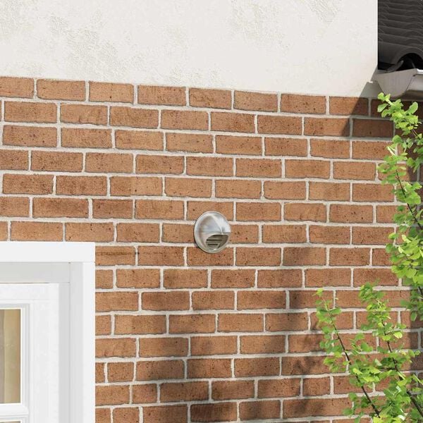 vidaXL Gaisa ventilācijas pārklāji 2 pcs Sudraba 100 mm