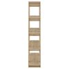 vidaXL grāmatu plaukts, aizslietnis, ozolkoka krāsa, 100x30x160 cm