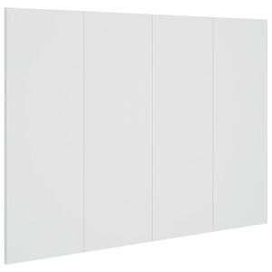 vidaXL gultas galvgalis, balts, 120x1,5x80 cm, inženierijas koks