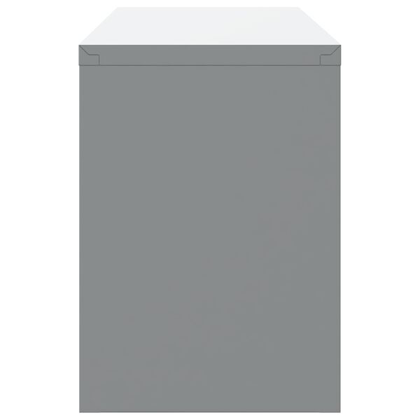 vidaXL Darba skapis ar atvilktni 10 pcs Sarkana 200 x 55 x 200 cm