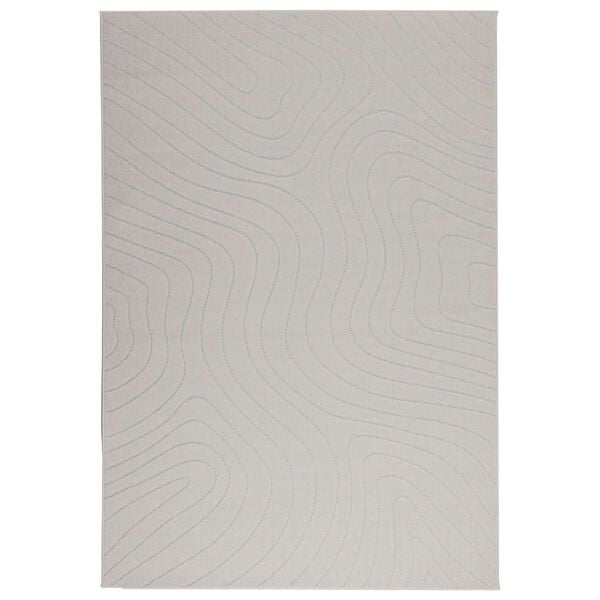 vidaXL Teritorijas paklāji HUARTE Krēmkrāsa 200 x 140 cm Poliesters