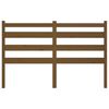 vidaXL gultas galvgalis, medus brūns, 126x4x100 cm, priedes masīvkoks