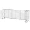 vidaXL gabions atkritumu tvertnēm, cinkots tērauds, 325x100x110 cm