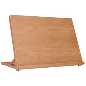 vidaXL galda molberts, 65x48x7 cm, dižskābarža masīvkoks