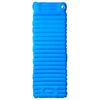 vidaXL pašpiepūšams kempinga matracis, spilvens, vienvietīgs, zils
