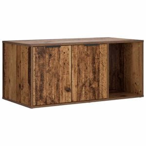 vidaXL Kaķu būris Vecs koks 100 x 49 x 45 cm Inženierijas koks