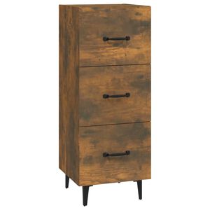 vidaXL kumode, ozolkoka krāsa, 34,5x34x90 cm, inženierijas koks