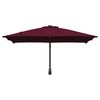 vidaXL Dārza parasols Bordo sarkans 248,5 x 247,5 x 160 cm