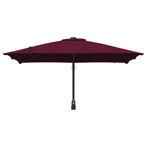 vidaXL Dārza parasols Bordo sarkans 248,5 x 247,5 x 160 cm