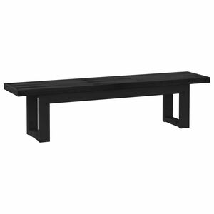 vidaXL Ēdamgalds NOAIN 180 x 41 x 45 cm Masīvs priedes koks Melns